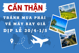 Cẩn thận tránh mua phải vé máy bay giả