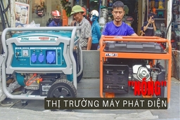 “Nóng” thị trường máy phát điện