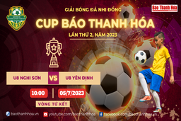 [TRỰC TIẾP] U8 Nghi Sơn - U8 Yên Định|Giải bóng đá Nhi đồng Cúp Báo Thanh Hóa 2023