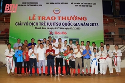 Giải vô địch trẻ Jujitsu quốc gia năm 2023 tổ chức tại Thanh Hóa kết thúc thành công tốt đẹp