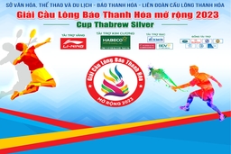 Lễ bế mạc Giải cầu lông Báo Thanh Hóa mở rộng năm 2023