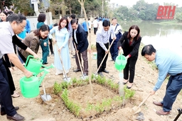 Hội LHPN TP Thanh Hóa phát động hưởng ứng Tết trồng cây đời đời nhớ ơn Bác Hồ