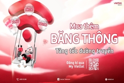 Viettel bổ sung tính năng mua thêm băng thông cho dịch vụ FTTH