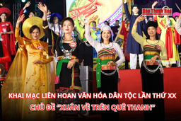 Khai mạc Liên hoan Văn hóa dân tộc lần thứ XX chủ đề “Xuân về trên quê Thanh”