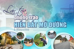 [E-Magazine] - Lan tỏa phong trào hiến đất mở đường