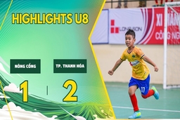 [HIGHLIGHT] U8 Nông Cống 1-2 U8 TP Thanh Hóa | Chung kết Giải Bóng đá Nhi đồng Cúp Báo Thanh Hoá 2024