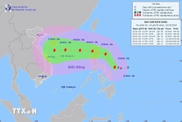 Bão TRAMI tiến gần Biển Đông, có khả năng trở thành bão số 6 năm 2024