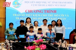 Giao ban cụm thi đua số 3 Hội LHPN các huyện miền núi thấp