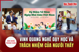 [Góc nhìn]: Vinh quang nghề dạy học và trách nhiệm của người thầy