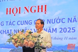 Công ty TNHH MTV Sông Chu tổng kết công tác cung cấp nước năm 2024 và triển khai nhiệm vụ năm 2025