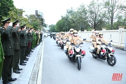 Công an Thanh Hóa ra quân tấn công, trấn áp tội phạm, bảo đảm ANTT Tết Nguyên đán Ất Tỵ 2025 