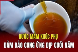 Nước mắm Khúc Phụ: Đảm bảo cung ứng dịp cuối năm