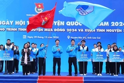 Khai mạc Ngày hội Tình nguyện Quốc gia 2024: Huy động hơn 5,5 tỷ đồng