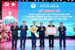 Trường Đại học Kinh tế Quốc dân chính thức trở thành Đại học Kinh tế Quốc dân