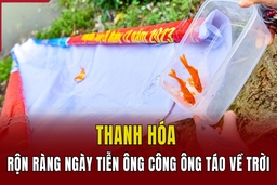 Thanh Hóa rộn ràng ngày tiễn ông Công ông Táo