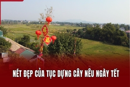 Nét đẹp của tục dựng cây nêu ngày Tết