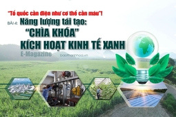 [E-Magazine] – “Tổ quốc cần điện như cơ thể cần máu”! Bài 4: Năng lượng tái tao: “Chìa khóa” kích hoạt kinh tế xanh