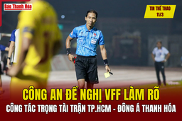 Tin thể thao 11/3: Công an đề nghị VFF làm rõ công tác trọng tài trận TP.HCM - Đông Á Thanh Hóa