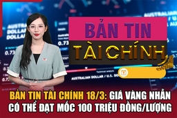 Bản tin Tài chính 18/3: Giá vàng nhẫn có thể đạt mốc 100 triệu đồng/lượng