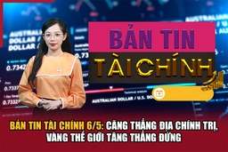 Bản dang nhap m88 Tài chính 6/5: Căng thẳng địa chính trị, vàng thế giới tăng thẳng đứng