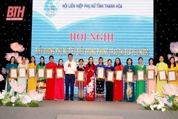 Biểu dương 300 phụ nữ tiêu biểu trong thực hiện phong trào  thi đua yêu nước, giai đoạn 2020-2025