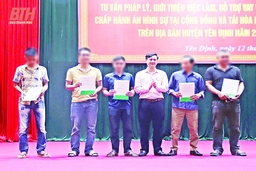 Hỗ trợ, giúp đỡ người lầm lỗi tái hòa nhập cộng đồng