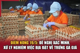 Điểm nóng 19/5: Đề nghị xác minh, xử lý nghiêm việc bịa đặt về trứng gà giả