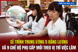 [Bản tin 18h] Sẽ trình Trung ương 5 bảng lương và 9 chế độ phụ cấp mới theo vị trí việc làm