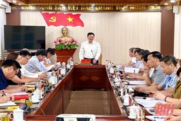Kiểm tra, đôn đốc việc triển khai sắp xếp đơn vị hành chính cấp xã tại huyện Thọ Xuân 