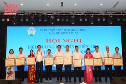 Liên minh HTX Thanh Hóa biểu dương điển hình tiên tiến, giai đoạn 2020-2025
