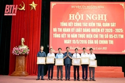 Huyện Hoằng Hoá tổng kết 10 năm thực hiện Chỉ thị số 05 của Bộ Chính trị