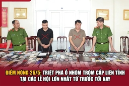 Điểm nóng 26/5: Triệt phá ổ nhóm trộm cắp liên tỉnh tại các lễ hội lớn nhất từ trước tới nay