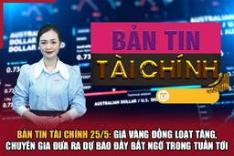 Bản tin Tài chính 25/5: Giá vàng đồng loạt tăng, chuyên gia đưa ra dự báo đầy bất ngờ link m88 tuần tới