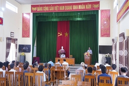 Công bố quyết định thu hồi đất để thực hiện Hợp phần bồi thường, hỗ trợ, tái định cư Dự án hồ chứa nước Bản Mồng giai đoạn 1   