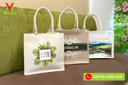 Túi vải đay in logo: Quảng bá thương hiệu và bảo vệ môi trường