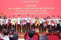 Thanh tra Chính phủ công bố các m88 trang chủ định tiếp nhận, bổ nhiệm cán bộ