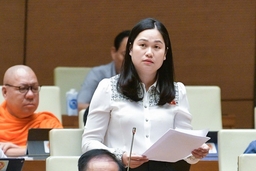 ĐBQH Phạm Thị Xuân (Đoàn ĐBQH Thanh Hoá) đề nghị bổ sung quy định hồ sơ trình Quốc hội cho ý kiến và hồ sơ trình Quốc hội thông qua