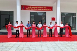 Khánh thành Khu hoạt động thể chất Trường THCS Thị trấn Vạn Hà 