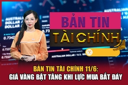 Bản tin Tài chính 11/6: Giá vàng bật tăng khi lực mua bắt đáy
