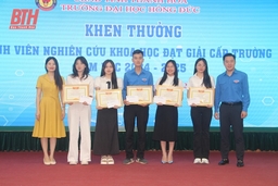 Hội nghị Khoa học Tuổi trẻ sáng tạo và tổng kết hoạt động sinh viên nghiên cứu khoa học năm học 2024-2025