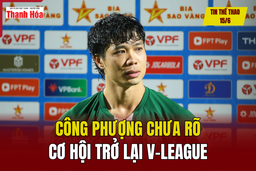 Tin thể thao 15/6: Công Phượng chưa rõ cơ hội trở lại V.League