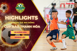 [HIGHLIGHTS] U8 Hoằng Hóa - U8 Ngọc Lặc|Giải Bóng đá Nhi đồng Báo Thanh Hoá lần thứ IV năm 2025 - Cup Xi măng Long Sơn