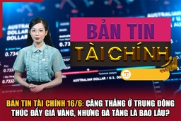 Tài chính 16/6: Căng thẳng ở Trung Đông thúc đẩy giá vàng, nhưng đà tăng là bao lâu?