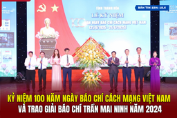 [Bản tin 18h] Kỷ niệm 100 năm Ngày Báo chí cách mạng Việt Nam và trao Giải báo chí Trần Mai Ninh năm 2024