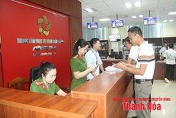Thanh Hóa đứng thứ 4 cả nước về số lượng hồ sơ  tiếp nhận  trong ngày 1/7