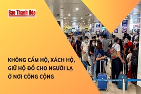 Không cầm hộ, xách hộ, giữ hộ đồ cho người lạ ở nơi công cộng