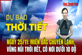 Dự báo thời tiết 25/11: Miền Bắc chuyển lạnh, vùng núi trời rét, có nơi dưới 10 độ