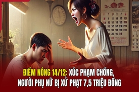 Điểm nóng 14/12: Xúc phạm chồng, người phụ nữ bị xử phạt 7,5 triệu đồng