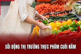 Sôi động thị trường thực phẩm cuối năm