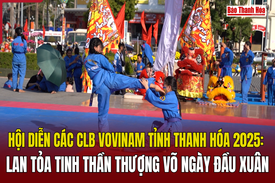 Hội diễn các CLB Vovinam tỉnh Thanh Hóa 2025: Lan tỏa tinh thần thượng võ ngày đầu xuân